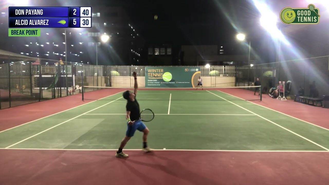 Don Payang vs Alcid Alvarez | Singles Friendly Match | KFSH&RC Tennis Court | Good Tennis