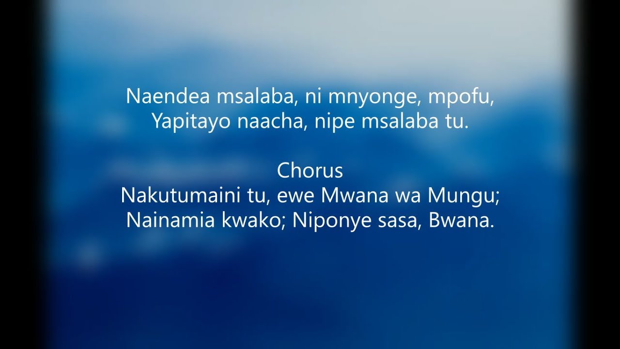 Naendea Msalaba (NZK 115)