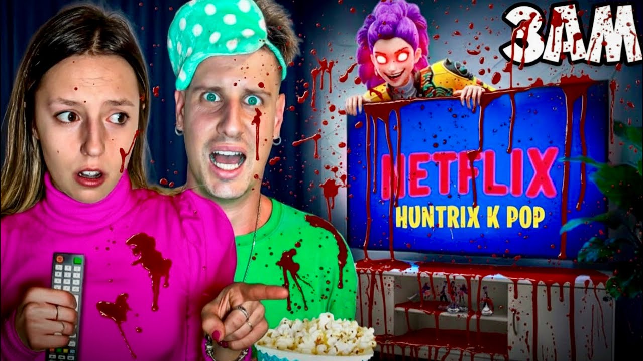 MIKE E LAURA SCOPRE DEL SANGUE MENTRE GUARDA KPOP DEMON HUNTERS ALLE 3 DI NOTTE!