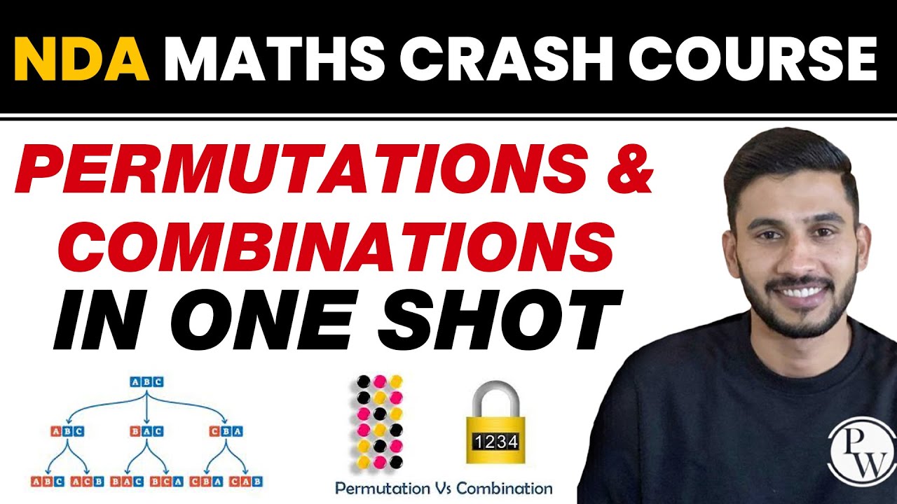 PERMUTATION AND COMBINATION in One Shot || NDA Maths Crash Course