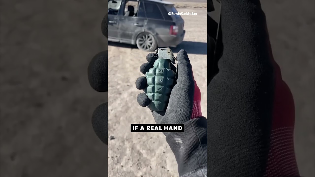 Ручная граната против машины 💀💣