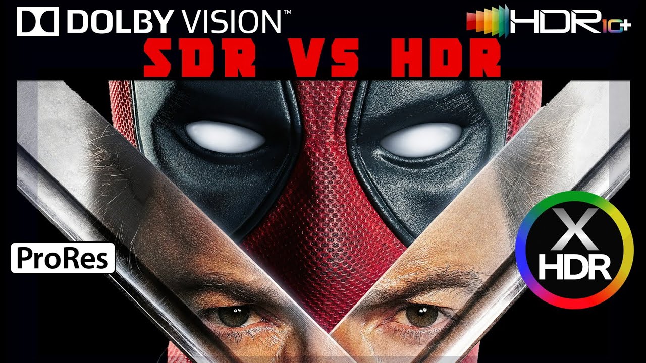 Дэдпул и Росомаха ТРЕЙЛЕР 2 &mdash; Сравнение SDR и HDR | TEKNO3D Labs