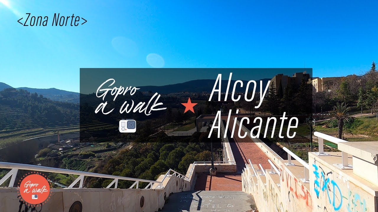 [4K] Go for a walk, Alcoy, Alicante. Zona Norte ASMR (2020)