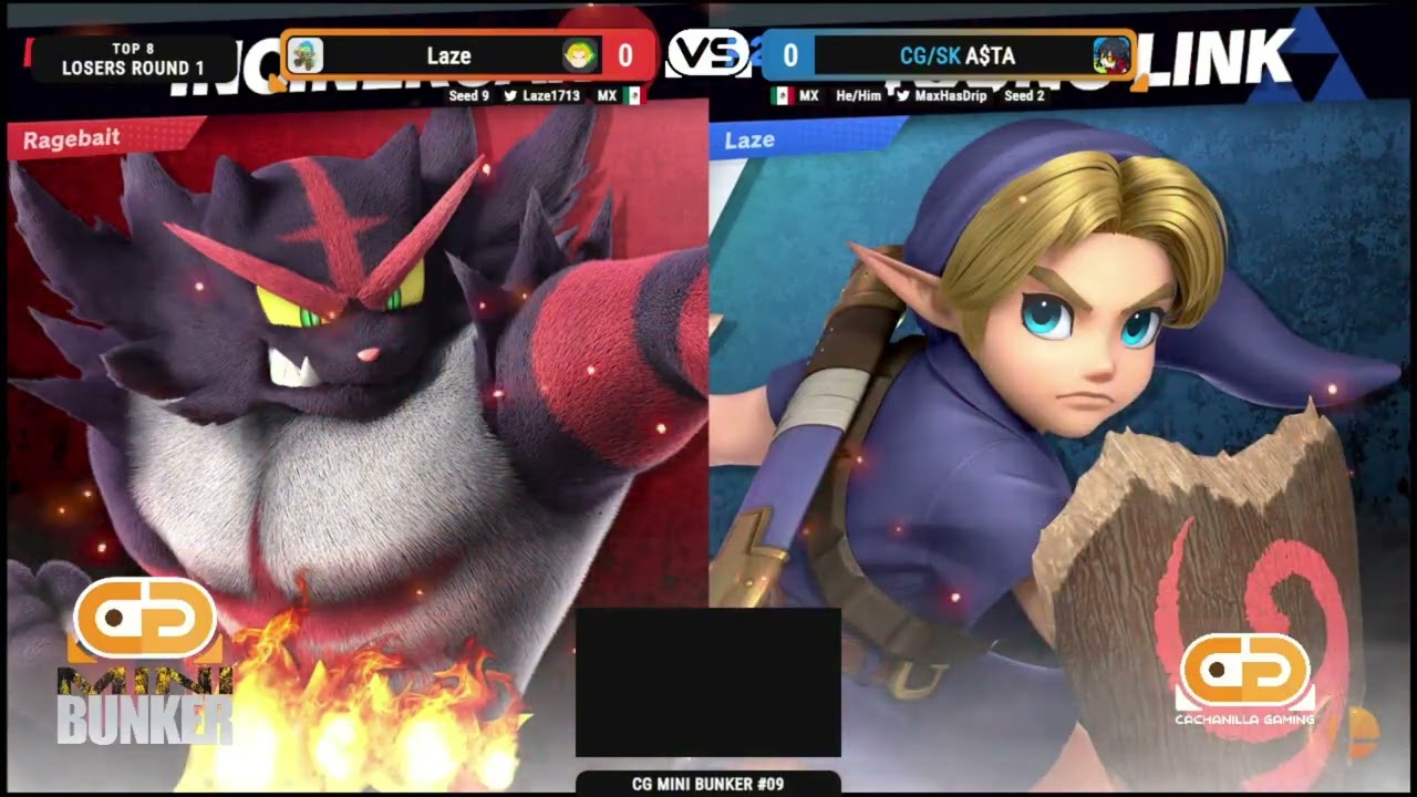 CG mini Bunker #09 - Singles Bracket - Losers Round 3 - A$TA vs Laze