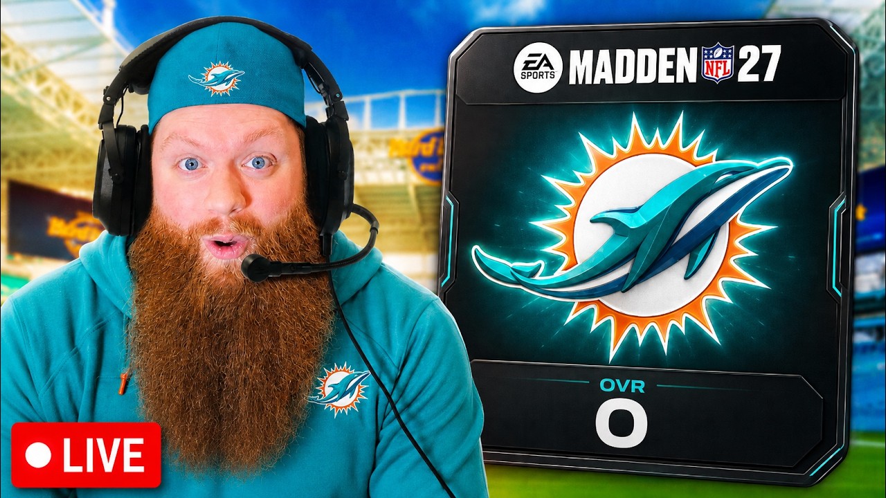 I AM SAVING THE MIAMI DOLPHINS FRANCHISE...maybe | Madden 27 | Dolphins Franchise #3
