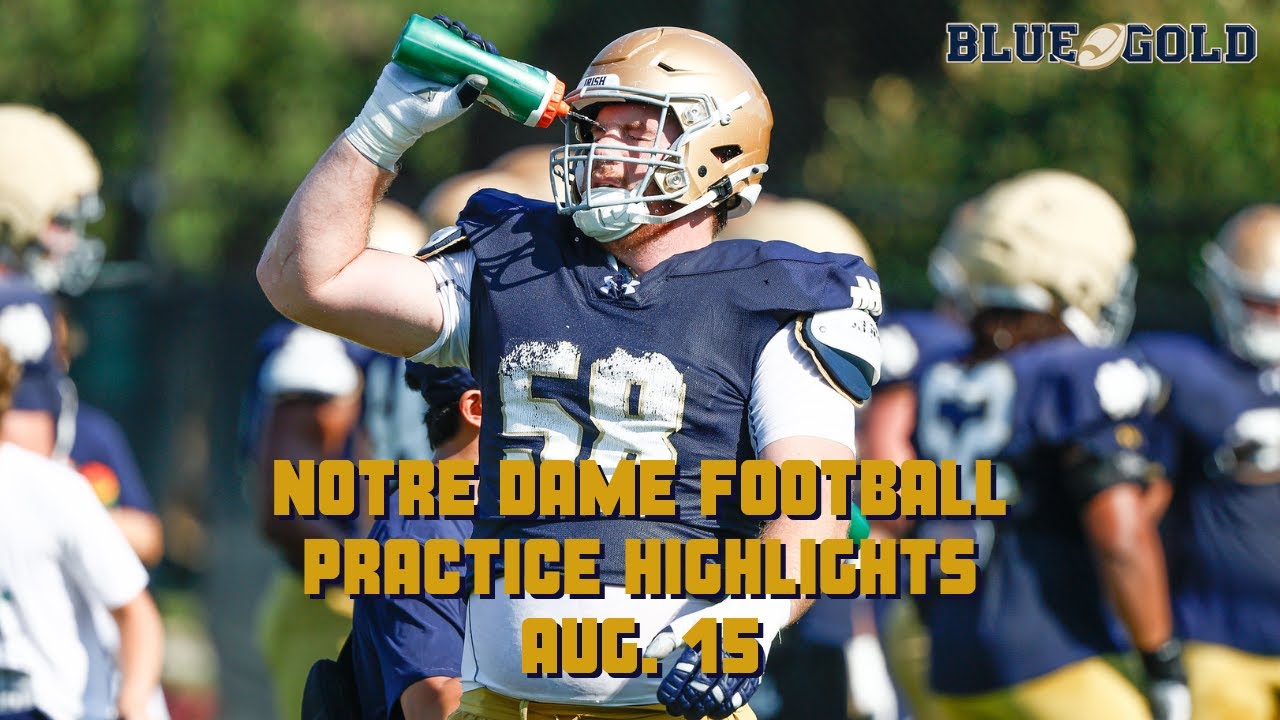 Highlights from Notre Dame football&rsquo;s 13th preseason camp practice of 2025