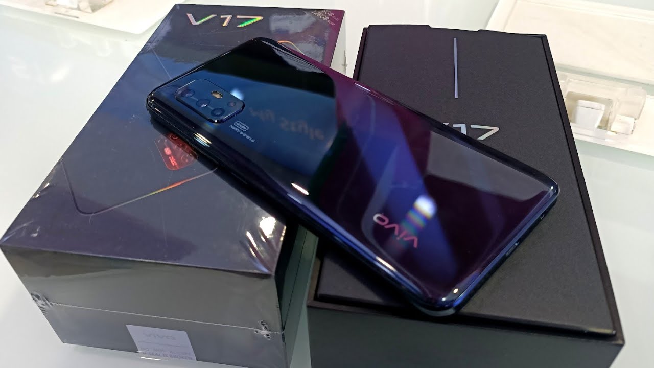 Vivo V17 Midnight Ocean Black Unboxing, Review & First Look !! Vivo V17 Unboxing & Review