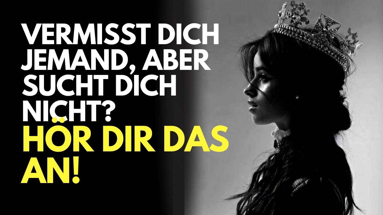 Wenn dich jemand vermisst, aber dich nicht sucht, passiert wirklich Folgendes