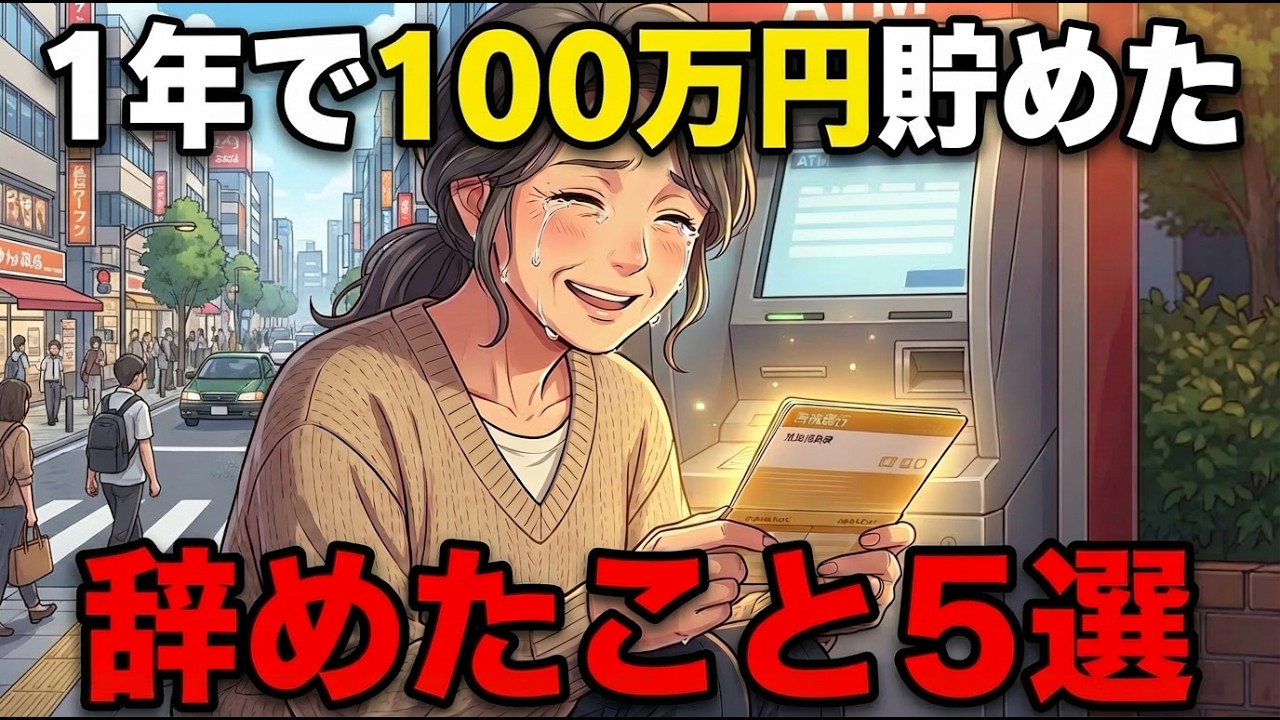 1年で100万円貯金！60代一人暮らしの主婦が「これだけは辞めた」5つのこと