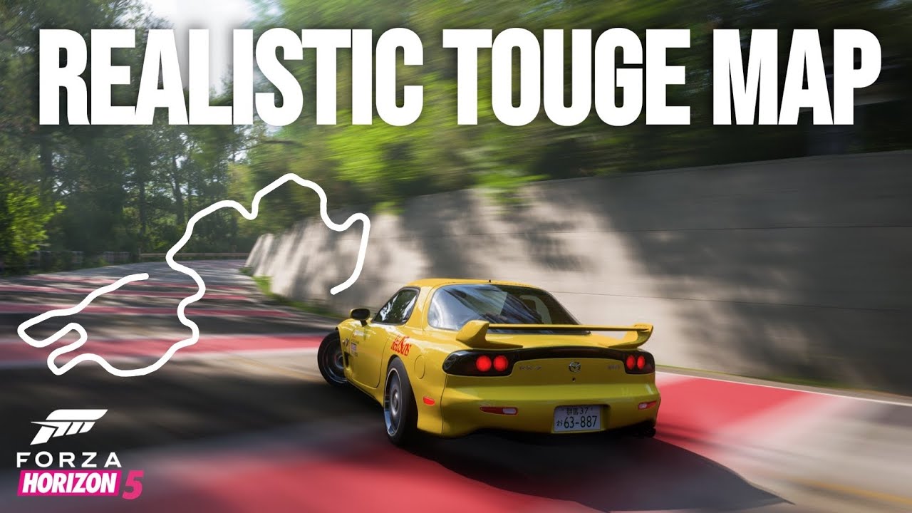 Forza Horizon 5 - Realistic Touge Map (Share Codes)