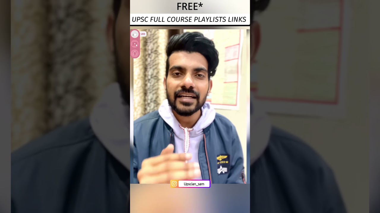 Upsc complete free course lectures | links given | हिंदी+ english medium #upsc #upscfreecoaching