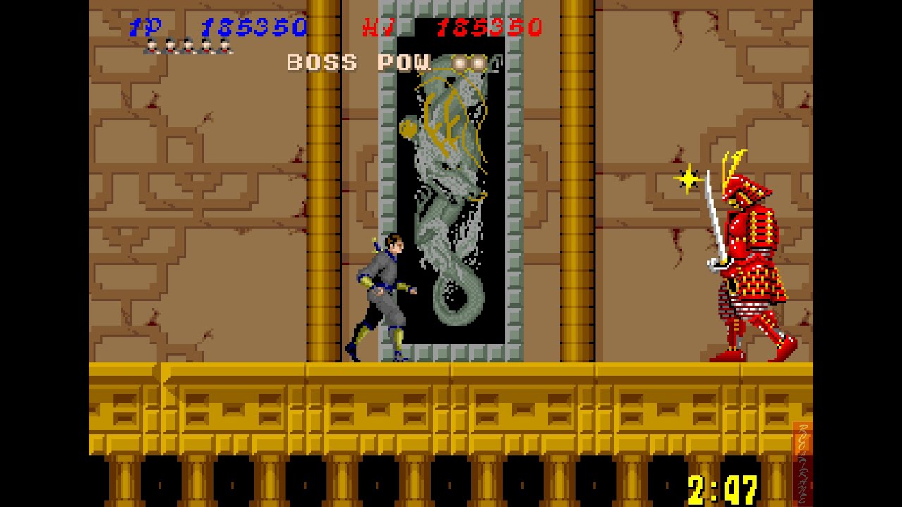 Shinobi Arcade 1CC - Difficulty Level: Default