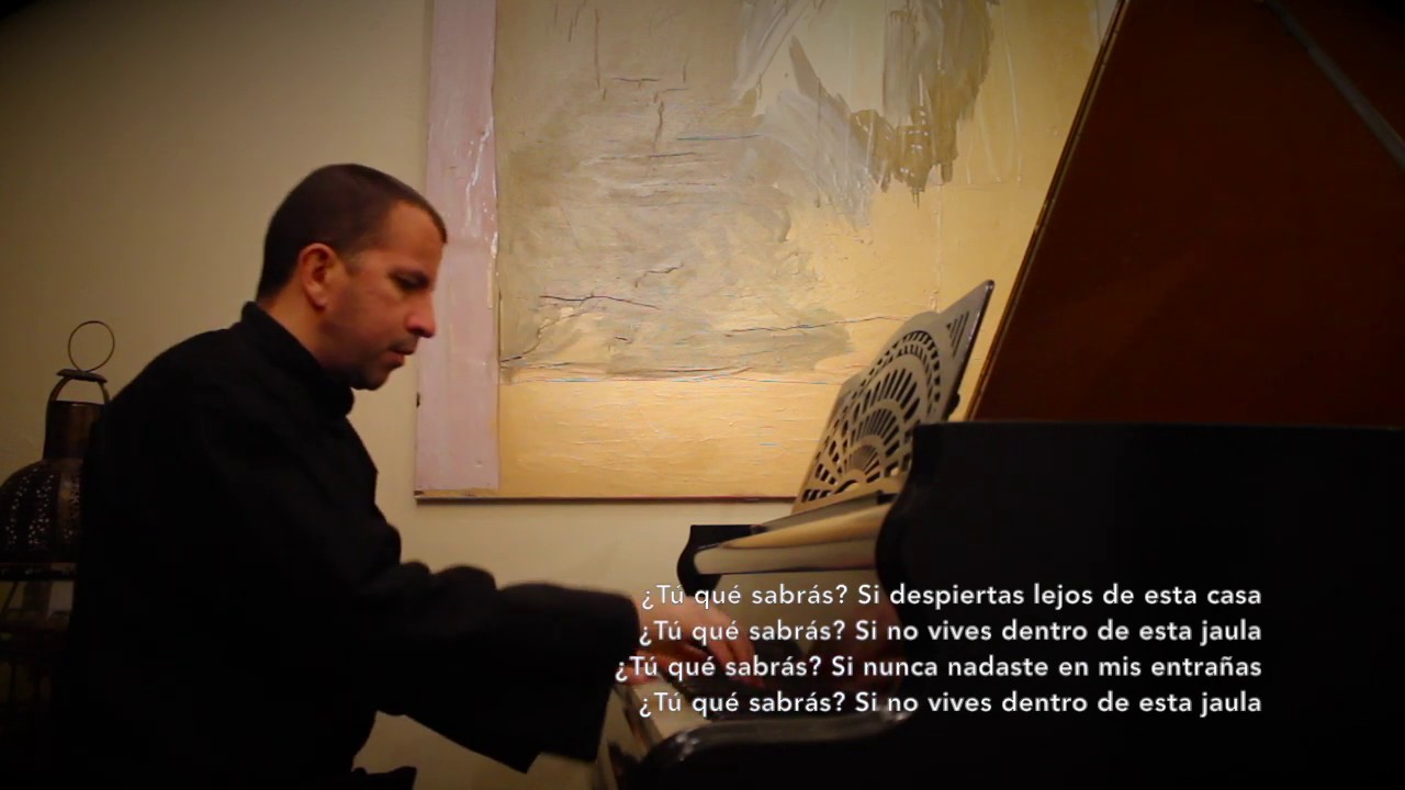 Izal - Pausa - Adaptación para piano (con letra en pantalla)