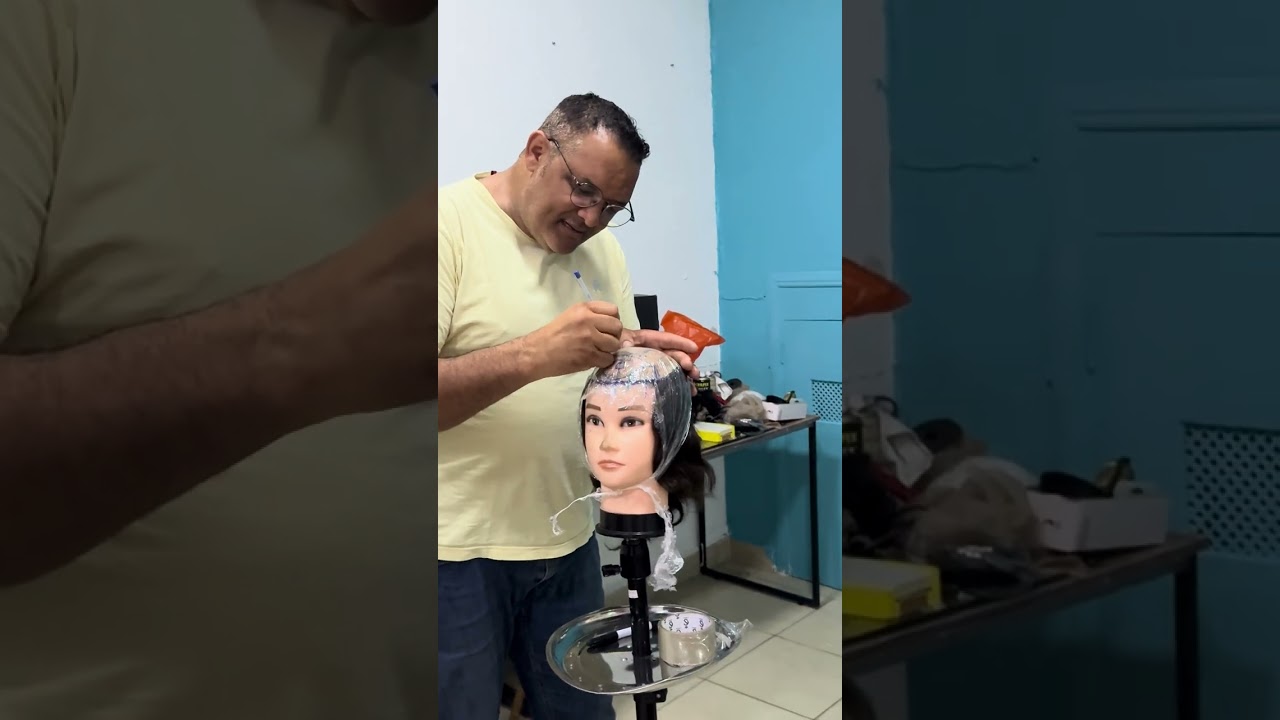Vídeo completo curso de próteses capila como tirar um molde do cliente com técnica profissional  p/1