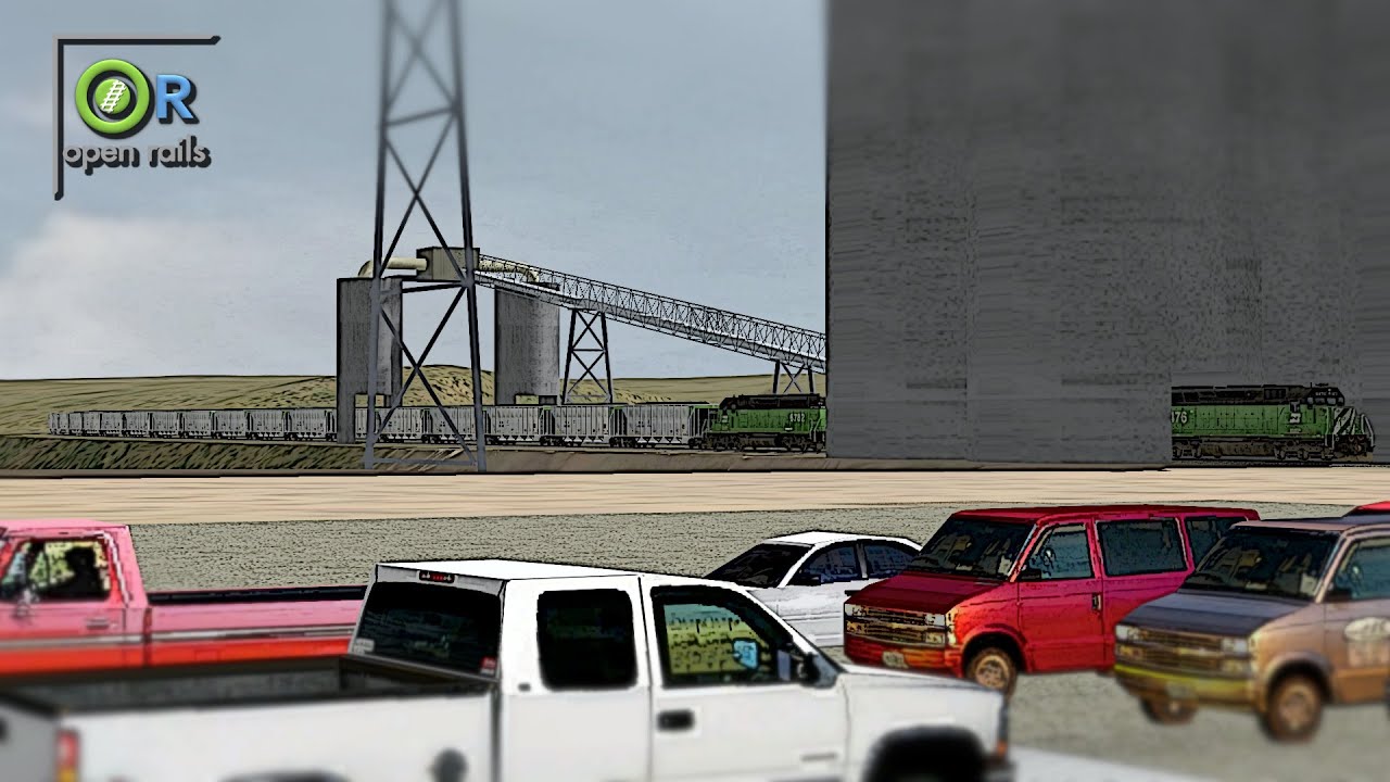 Open Rails - Powder River Basin | Loaded Coal Train (East Caballo Mine - Donkey Creek Yard)