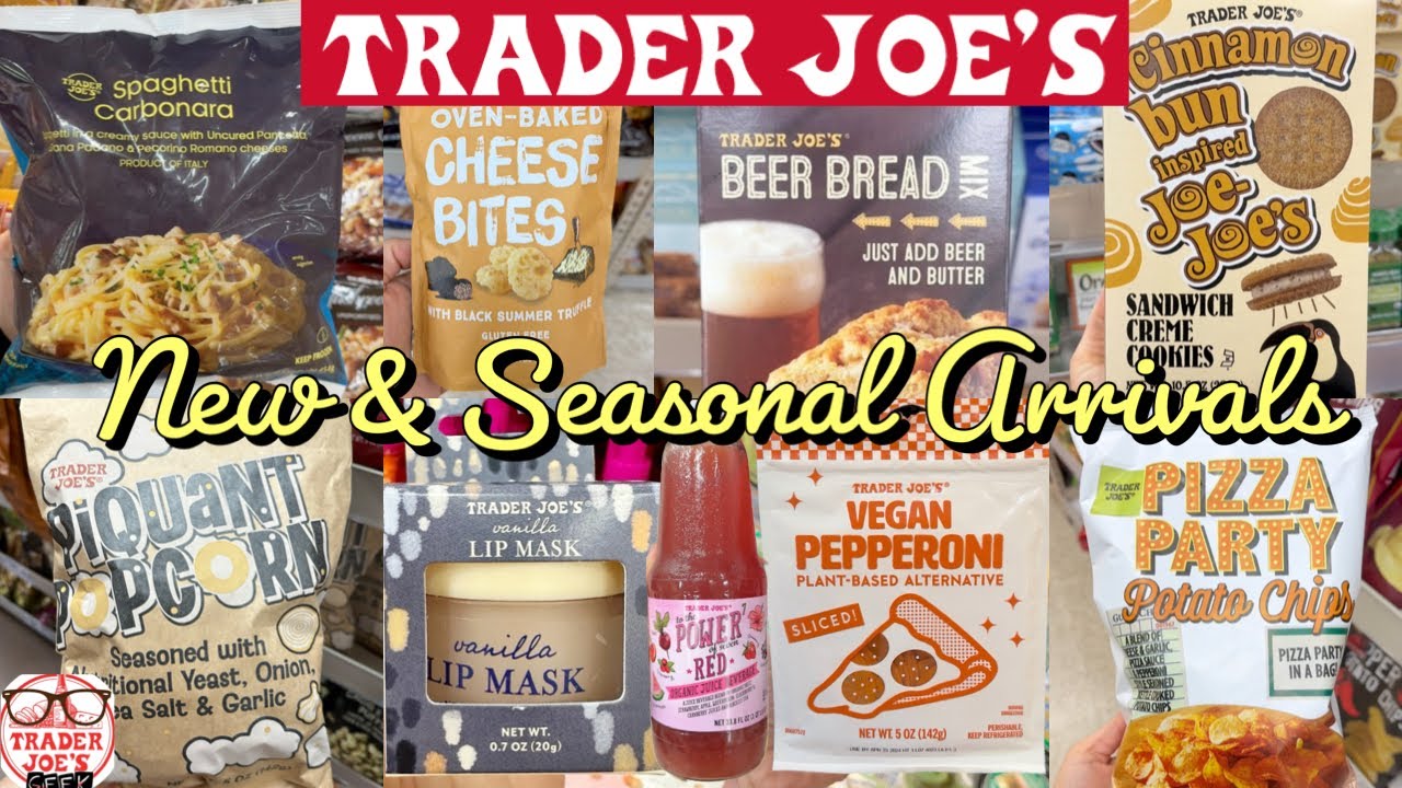 TRADER JOE’S NEW & SEASONAL ARRIVALS (Feb 9, 2024 🎂) + GROCERY HAULS & REVIEWS