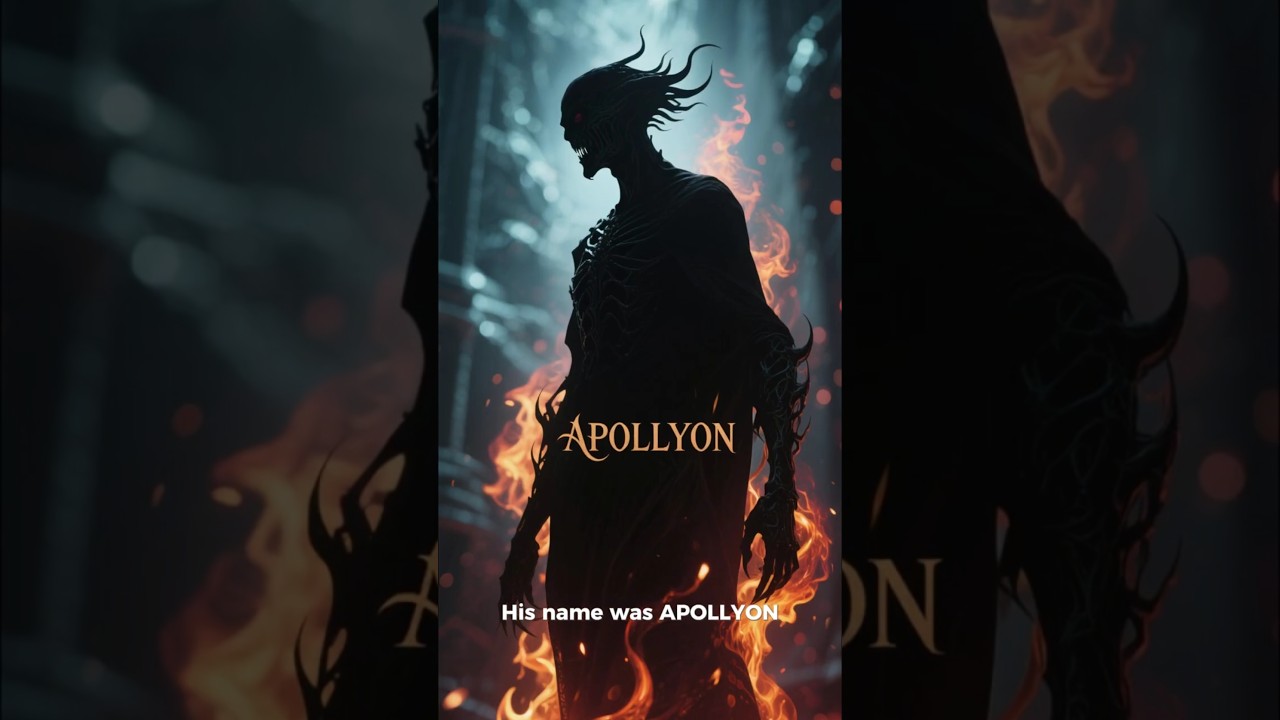 Apollyon the Destroyer: The Demon King Revealed in 60 Seconds #shorts  #shortvideo