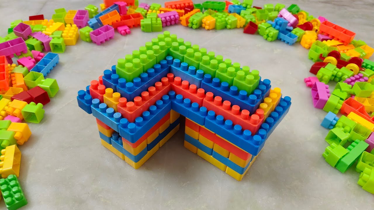 Satisfying DIY House ASMR/Building  blocks/block game /Lego building blocks#asmr#buildingblocks#lego