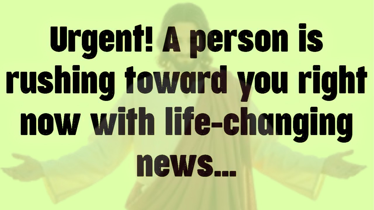 💸 Urgent! A person is rushing toward you right now with life-changing news…