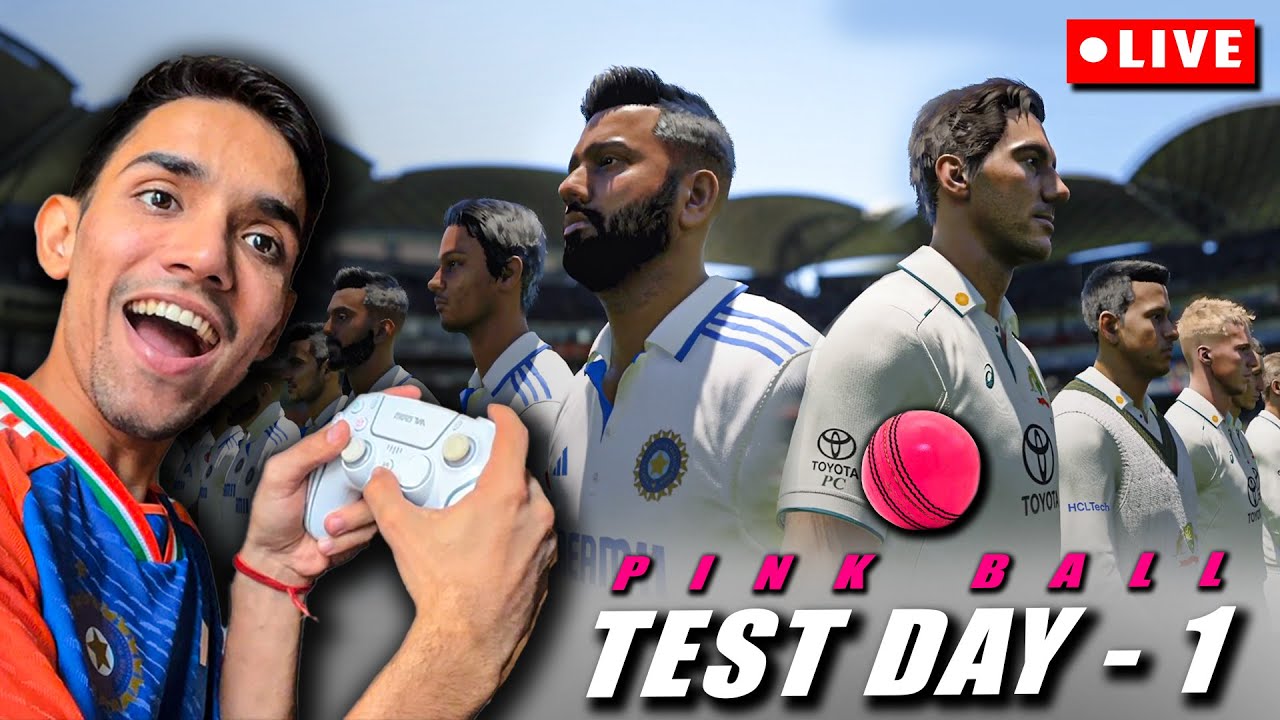 IND vs AUS Test Match Day-1😍| Pink Ball Test🔥