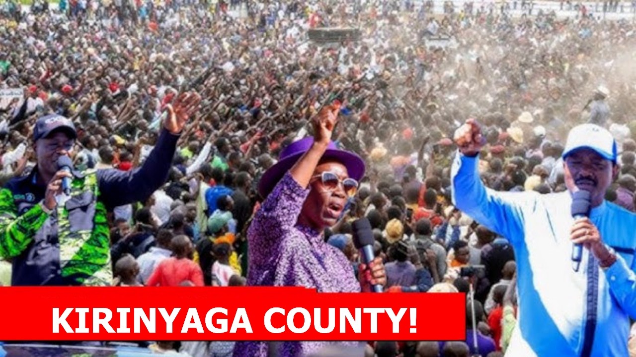 LIVE: Gachagua and other united opposition leaders Mega Rally in Kirinyaga to destroy Kasongo!🔥
