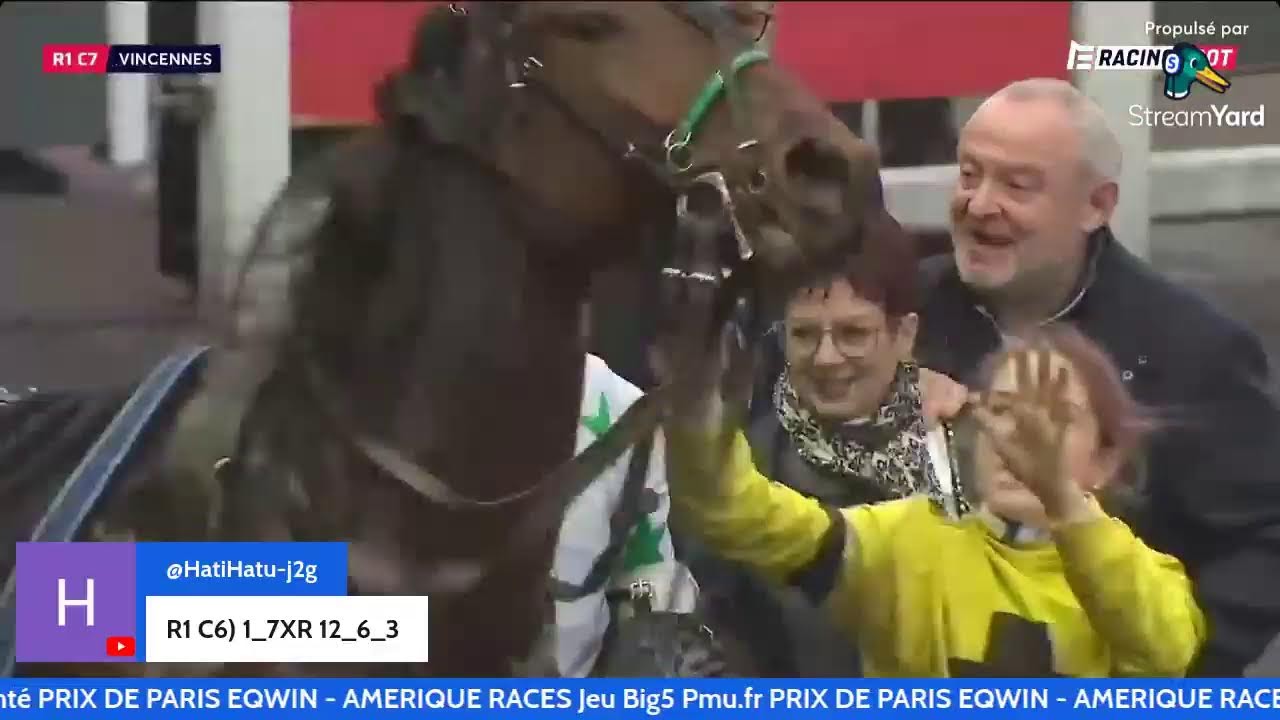 Dimanche 22 février 2026  PRIX DE PARIS EQWIN - AMERIQUE RACES 14:15 - R 1 C4 - PARIS-VINCENNES
