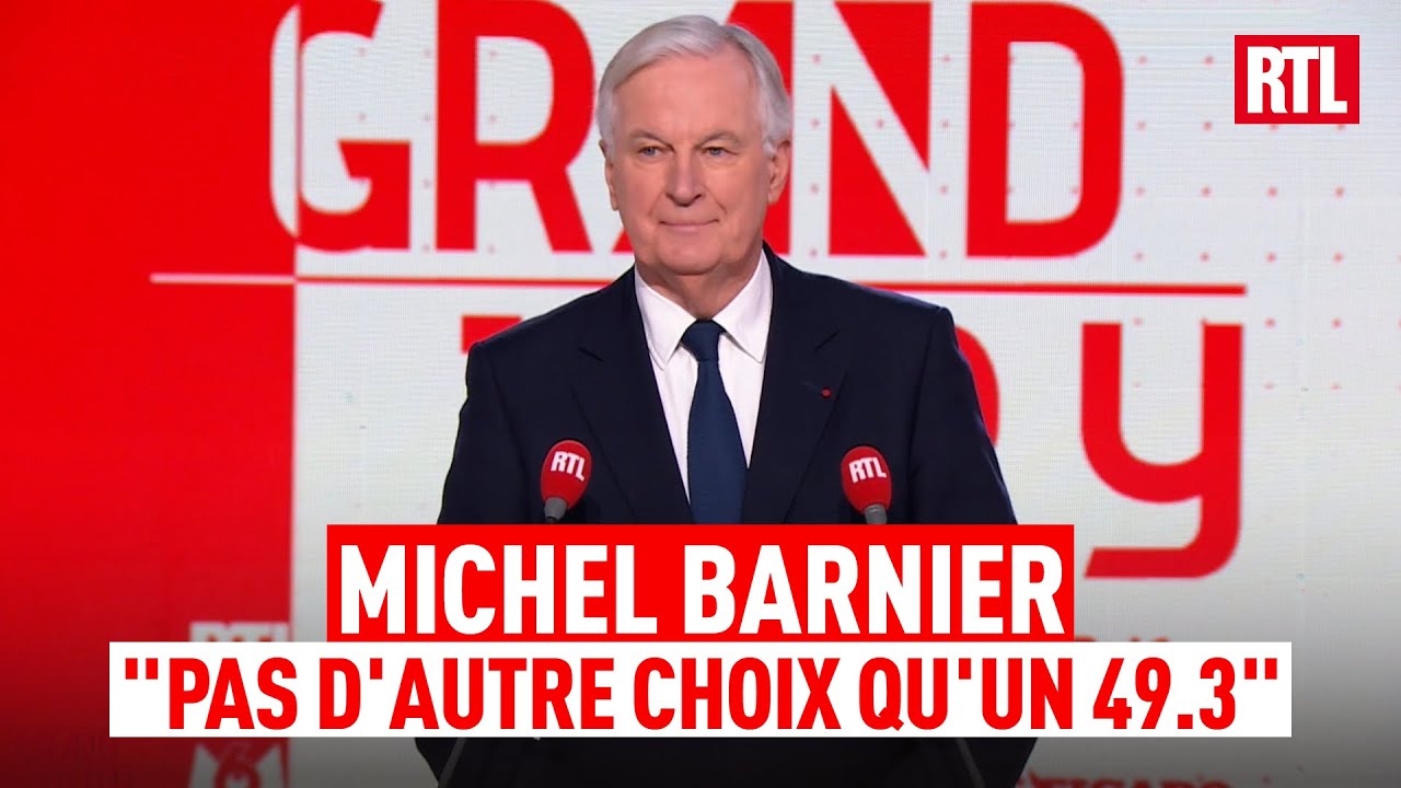 Le Grand Jury de Michel Barnier