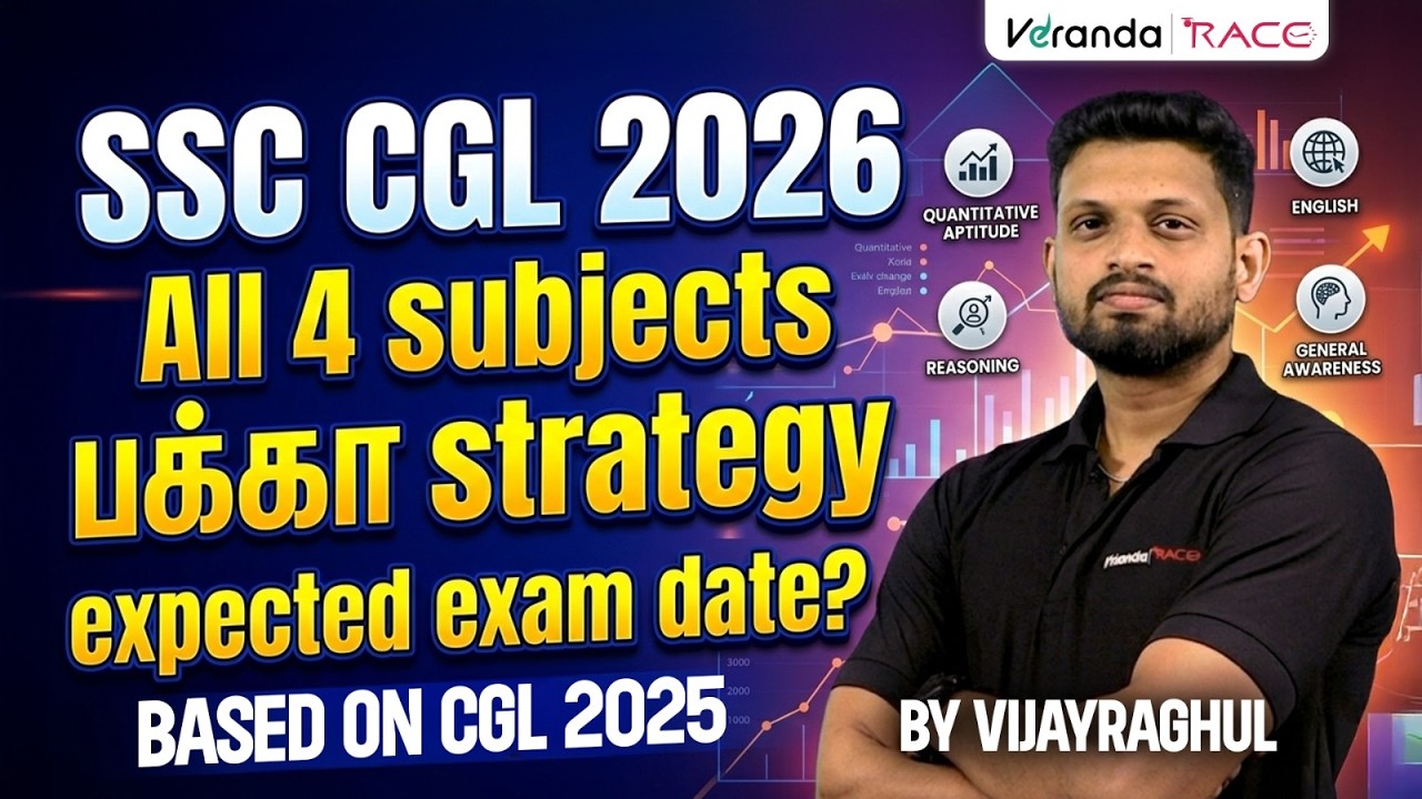 SSC CGL 2026 | FULL SYLLABUS | PYQ ANALYSIS | QUESTION SPLIT UP | |BY VIJAY RAGHUL SIR 🔴