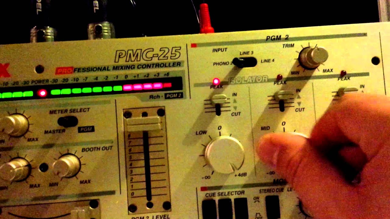 VESTAX PMC-25, three-band frequency isolator