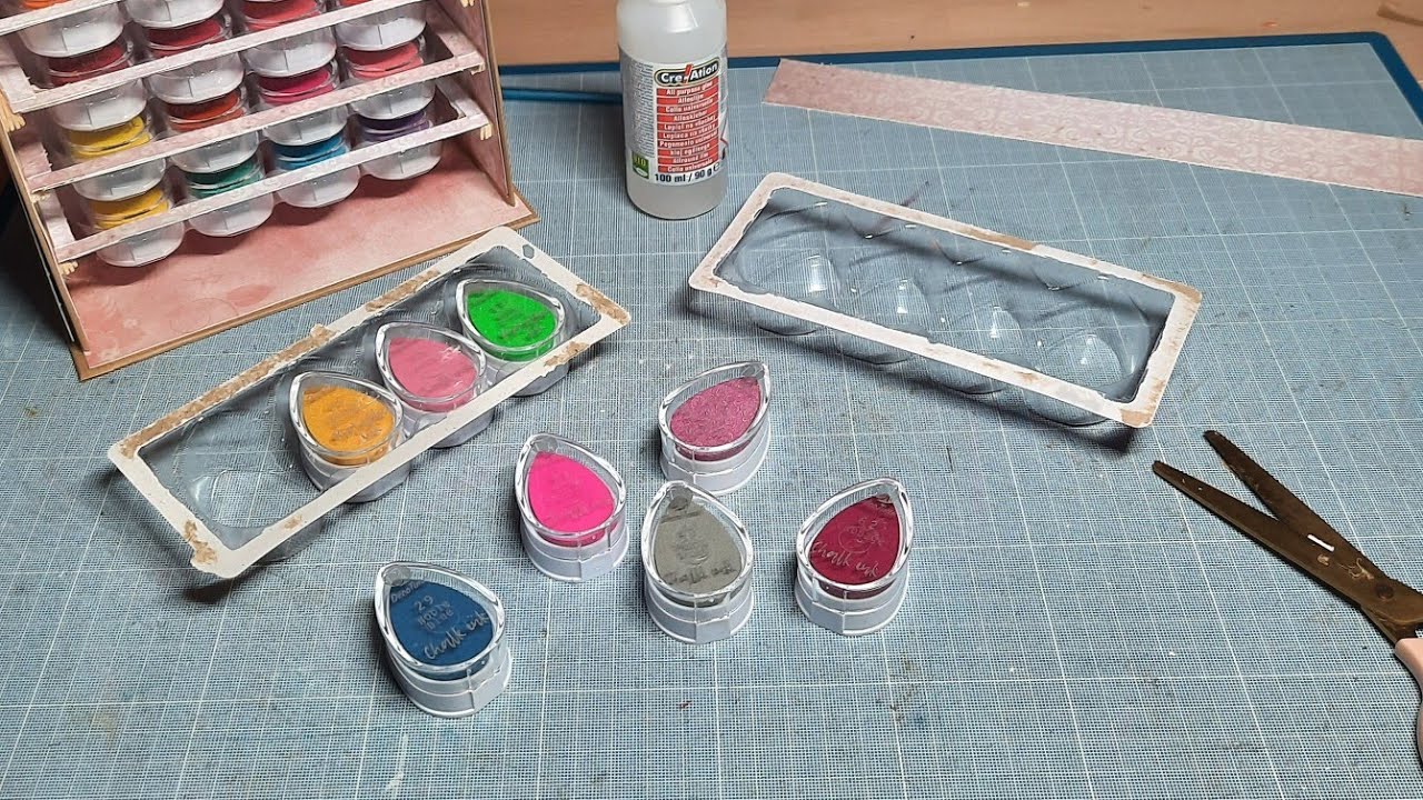 Tuto Rangement Encre ACTION Récup facile