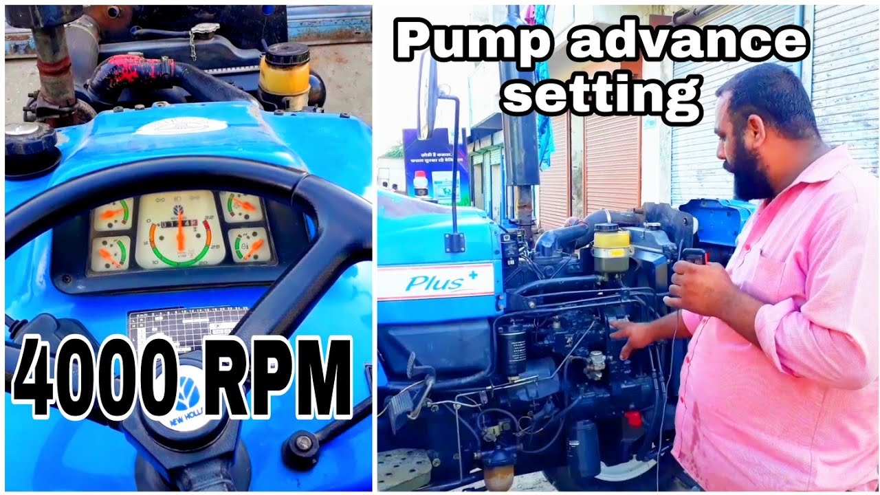 New Holland 3630 full RPM 4000, pump advance कैसे करें (JASSA)