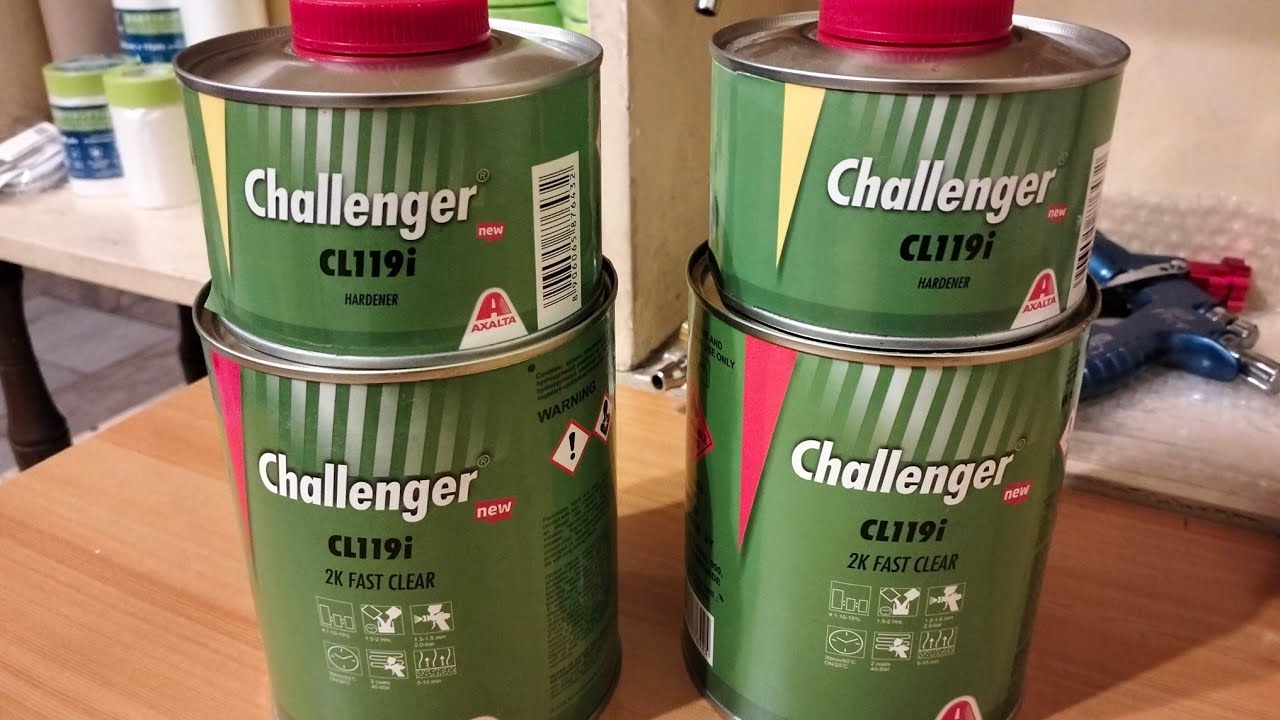 CHALLENGER 2k Clear, Testing and review. Auto Refinishing/ paint your car