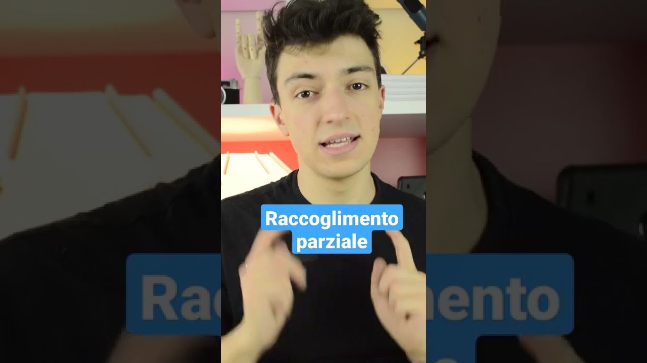 Raccoglimento parziale #shorts