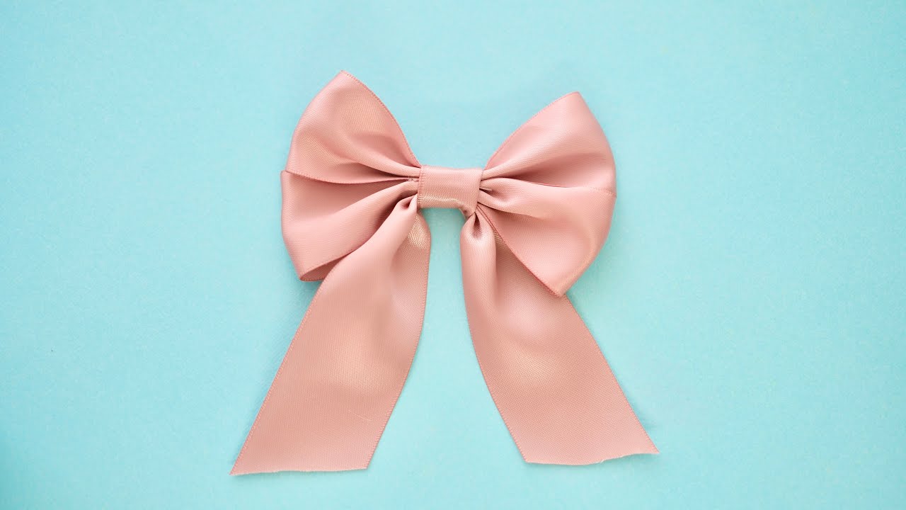 緞帶蝴蝶結2 How to make a bow (Easy)