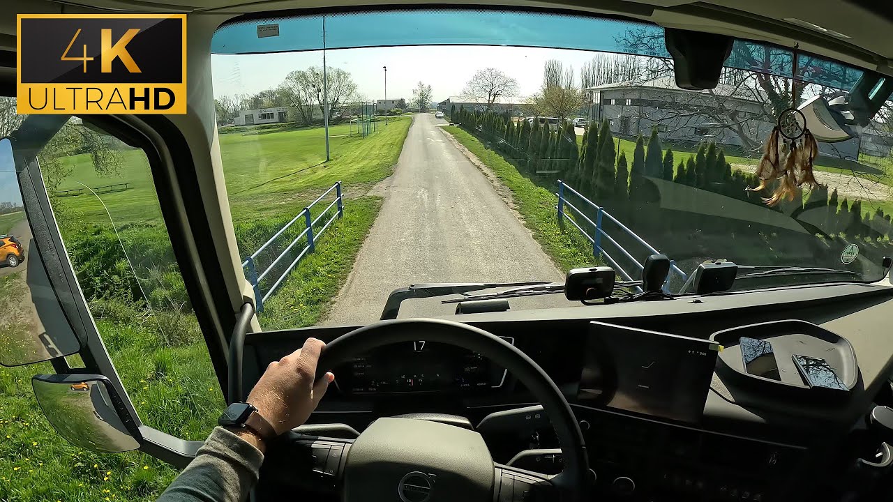 POV Truck driving - Těsné couvání a jízda opavským venkovem 🇨🇿