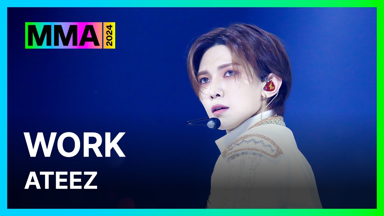 [#MMA2024] ATEEZ - WORK (4K) | #ATEEZ #에이티즈