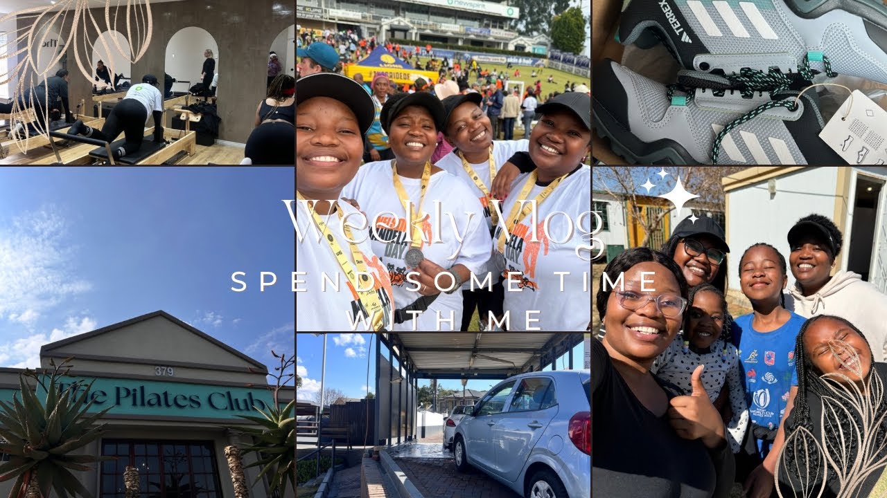 #weeklyvlog | SHES A RUNNER SHES A TRACK STAR | FIRST EVER PILATES CLASS | GIVING BACK TO COMMUNITY
