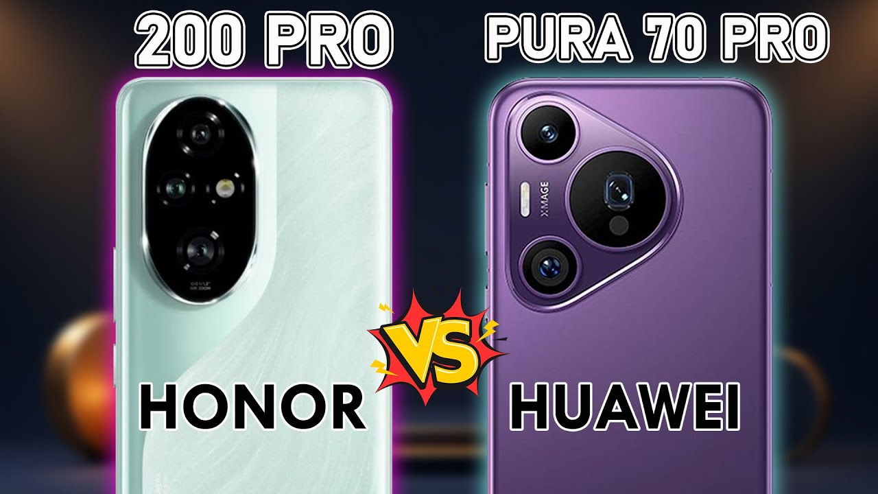 Honor 200 Pro Vs Huawei Pura 70 Pro