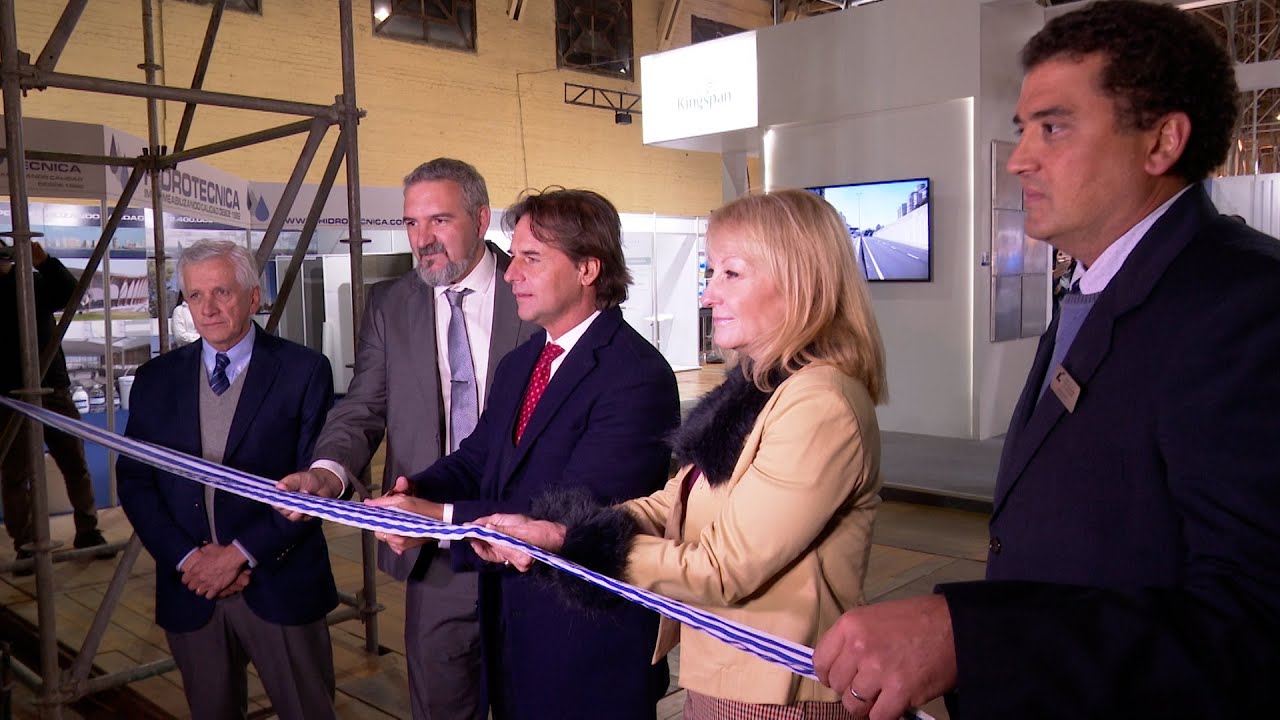 El presidente Lacalle Pou asistió a la inauguración de la 11.ª Feria de la Construcción