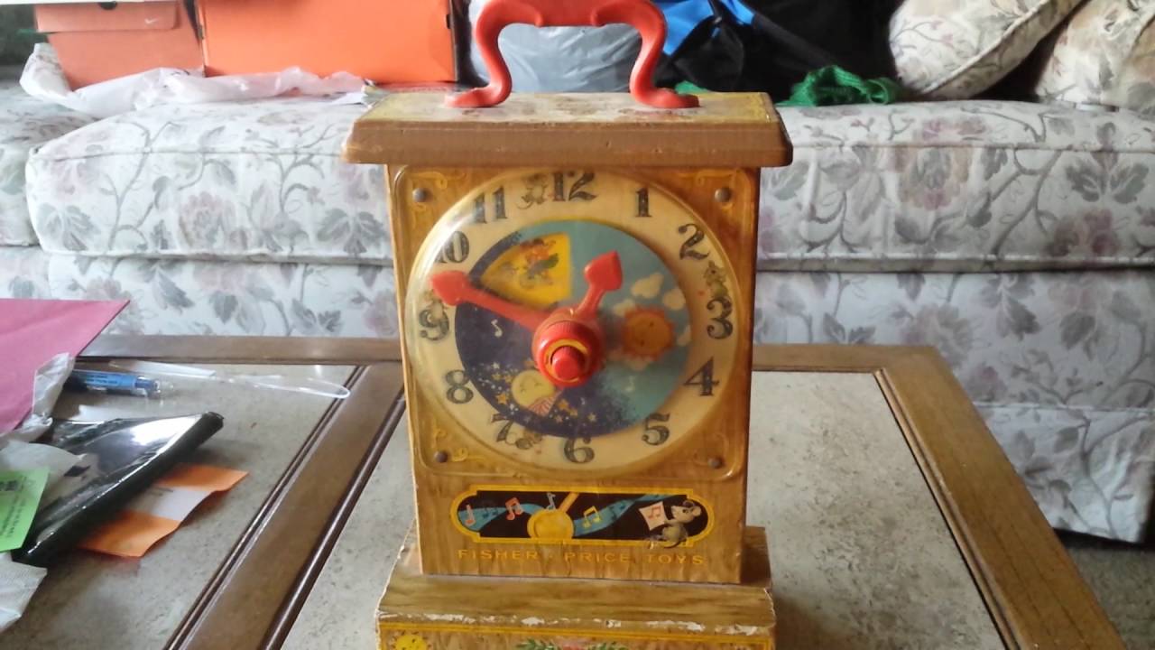 1964 Fisher Price Tick Tock Teaching Clock