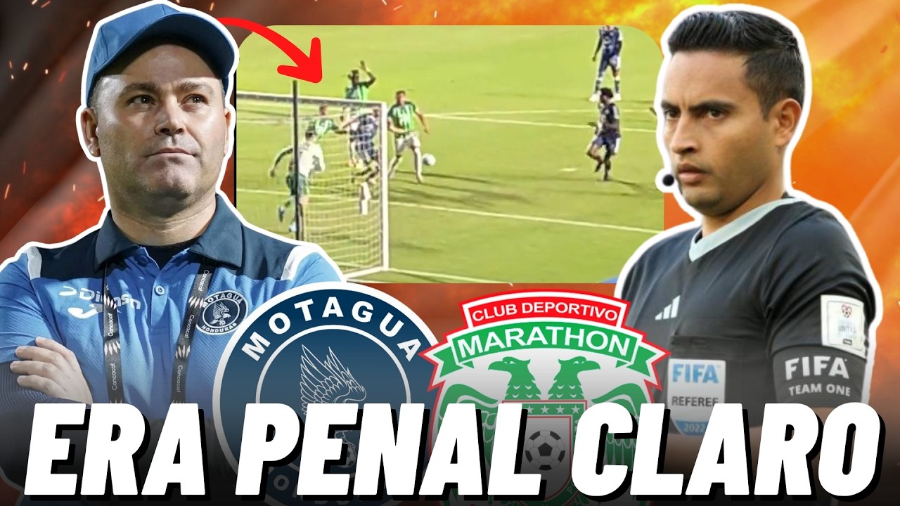 🔴¿HABRÁN RECLAMOS? ASÍ FUE EL TERRIBLE PENAL QUE NO LE MARCARON A MOTAGUA ANTE MARATHÓN