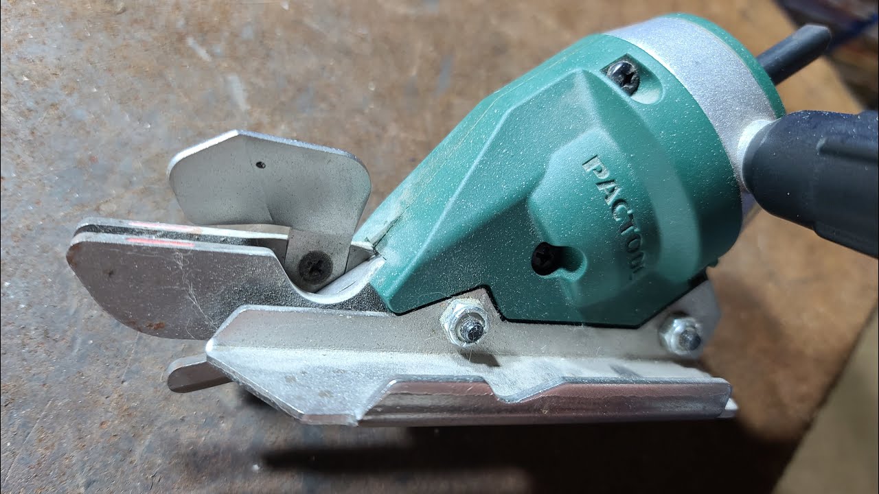 PacTool Snapper Shear Drill Powered Cement Fiberboard Shear Review