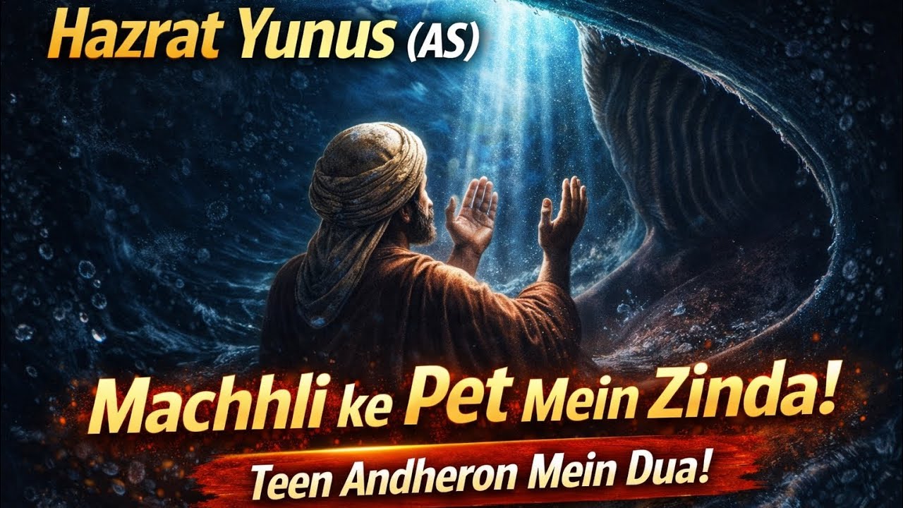Hazrat Yunus (AS) Story | Machhli Ke Pet Mein Zinda | Sabr Aur Dua Ka Mojiza | Islamic Story