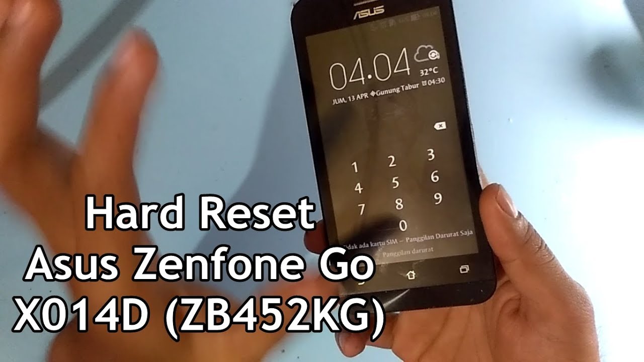 Solusi Lupa Pola Asus Zenfone Go X014D ZB452KG