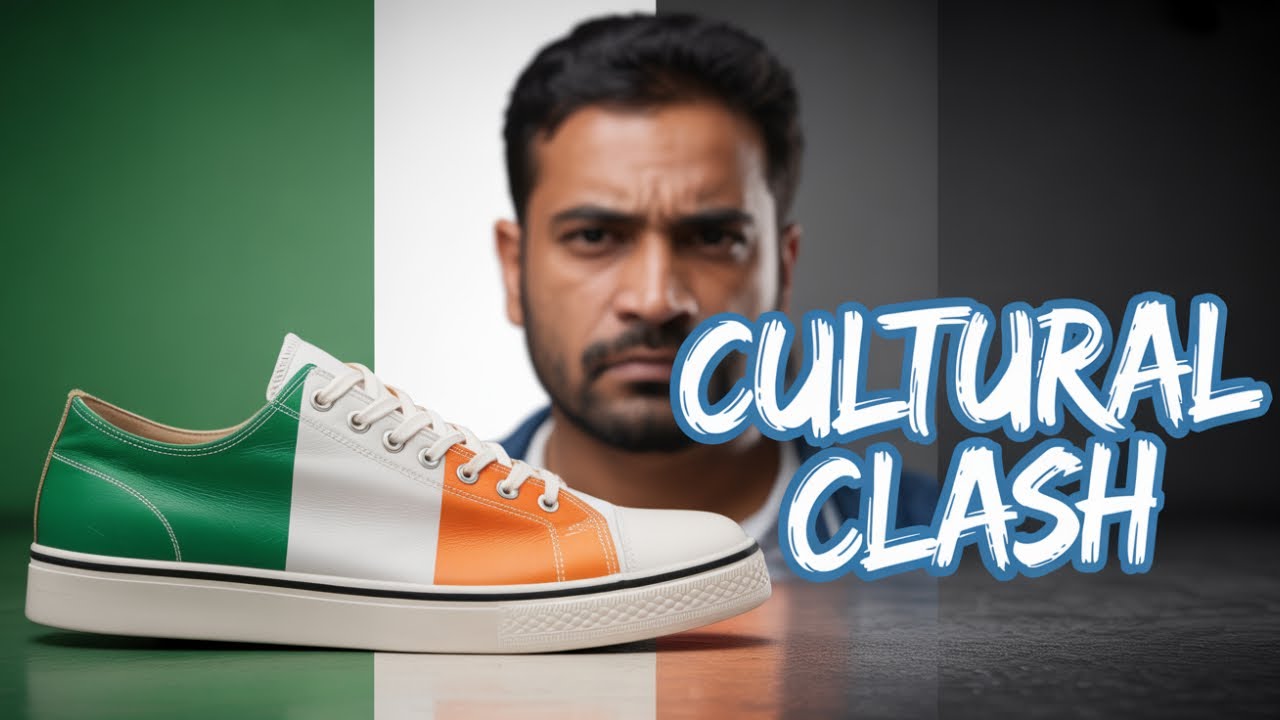 Indian Man Gets ANGRY Over Irish Flag on Shoes
