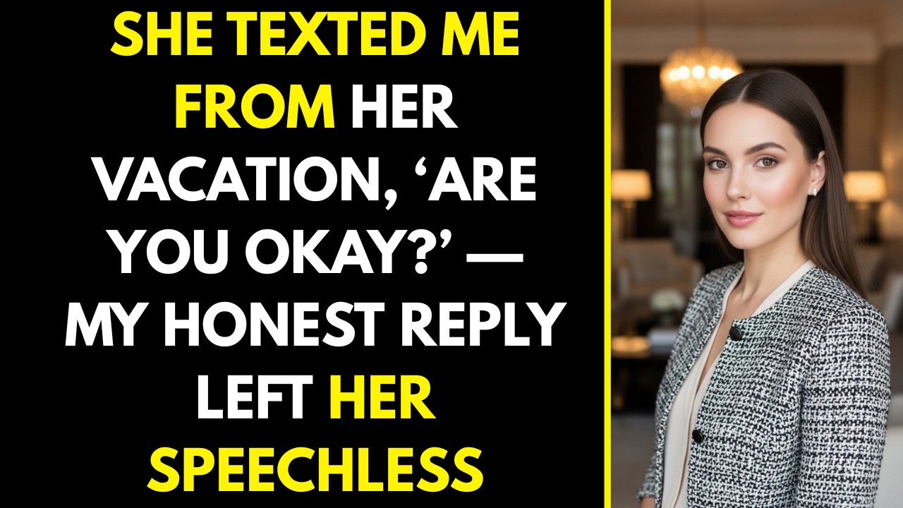 She Texted Me From Her Vacation, ‘Are You Okay ’ — My Honest Reply Left Her Speechless