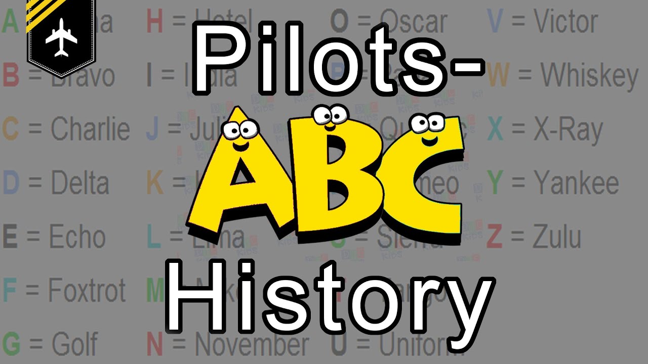 Pilot´s alphabet history explained by Captain Joe