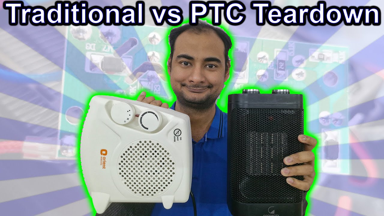 Traditional vs PTC room heater Teardown {Science Thursday}