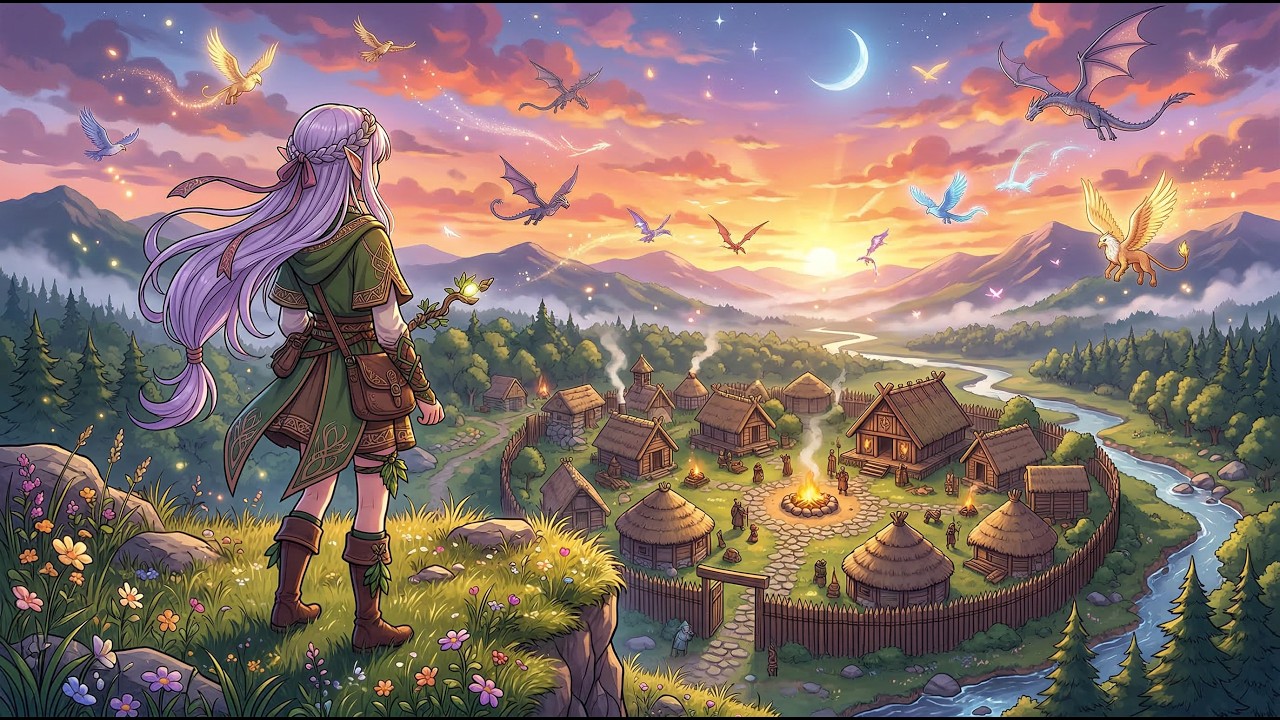 Time to Rest | Fantasy Calm Celtic Music | Relaxing Peaceful Music