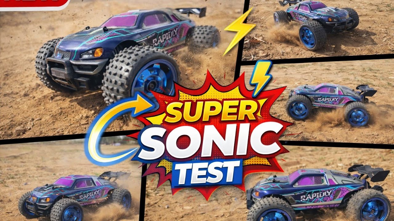 RC Car Speed Test on Dirt | Supersonic Testing #car #video 